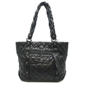 Chanel Bubble Quilted Shoulder Bag Black